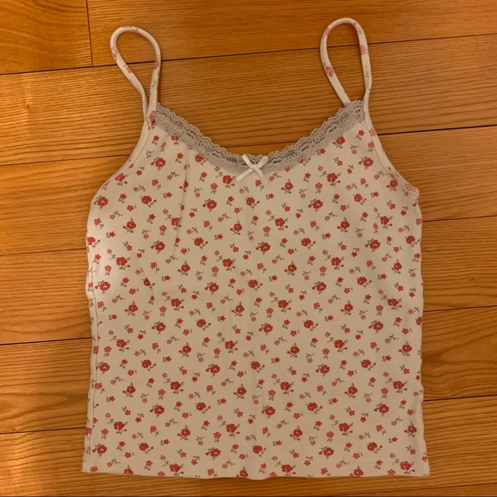 BRANDY MELVILLE FLORAL TANK